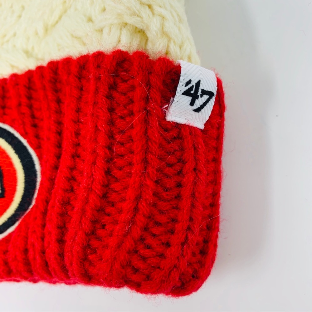 Womens NFL ‘47 San Francisco 49ers Sock Hat New - Picture 3 of 8